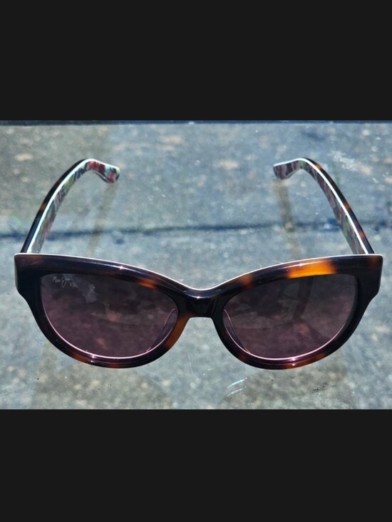 Maui Jim Malama Exclusive Sunglasses MJ 536-97C Tortoise Rose Lens Italy main image 9